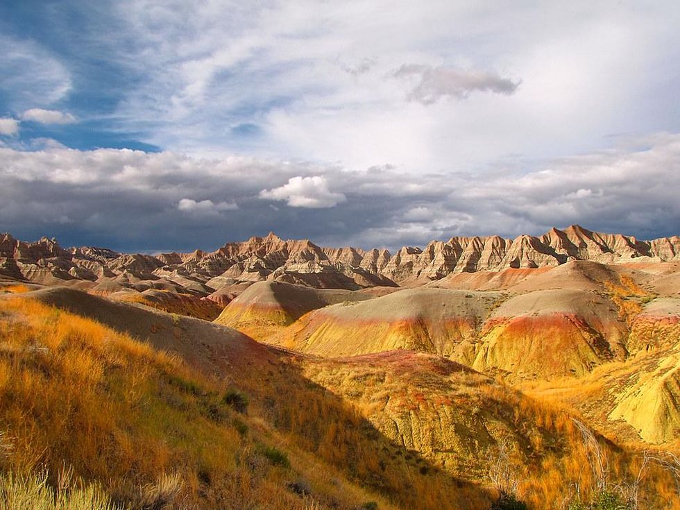 yellow mounds overlook