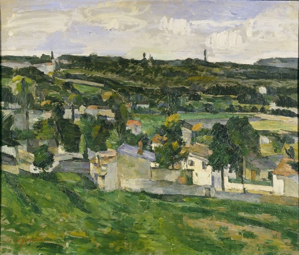 View of Auvers-sur-Oise by Cu00e9zanne stolen journiest