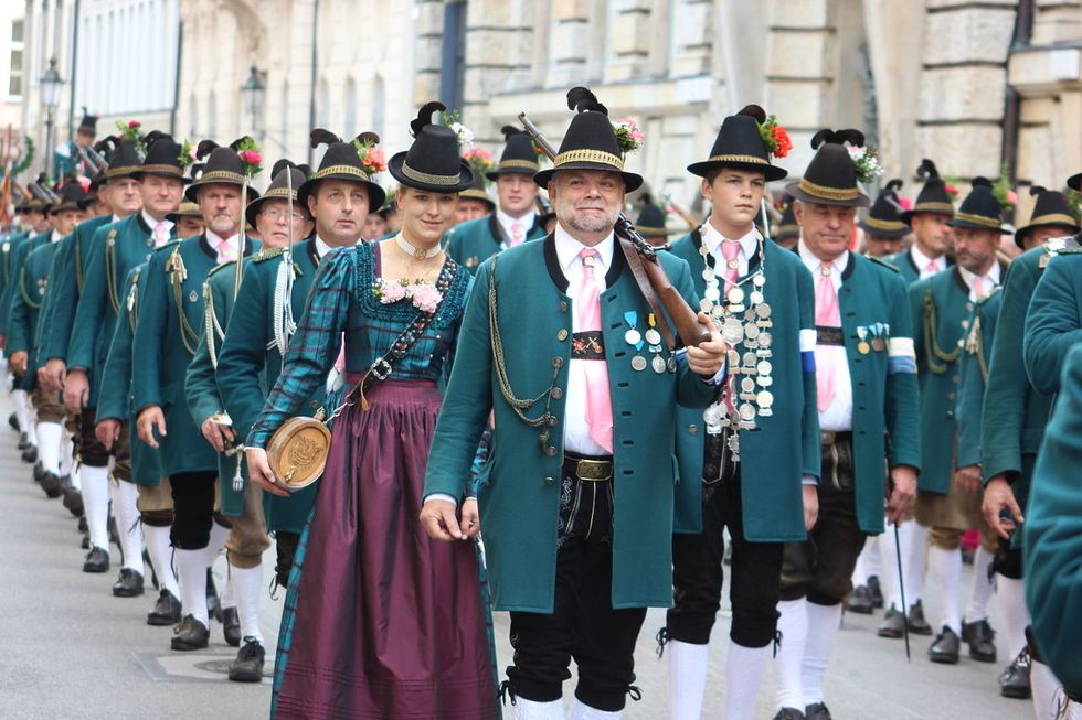 The Costume and Riflemen Parade 2013