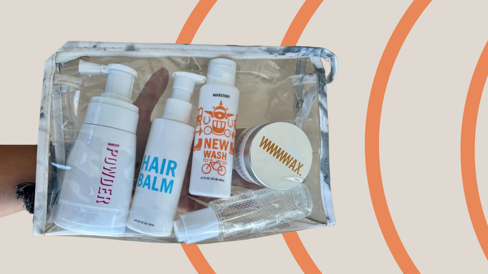 hairstory products in bag