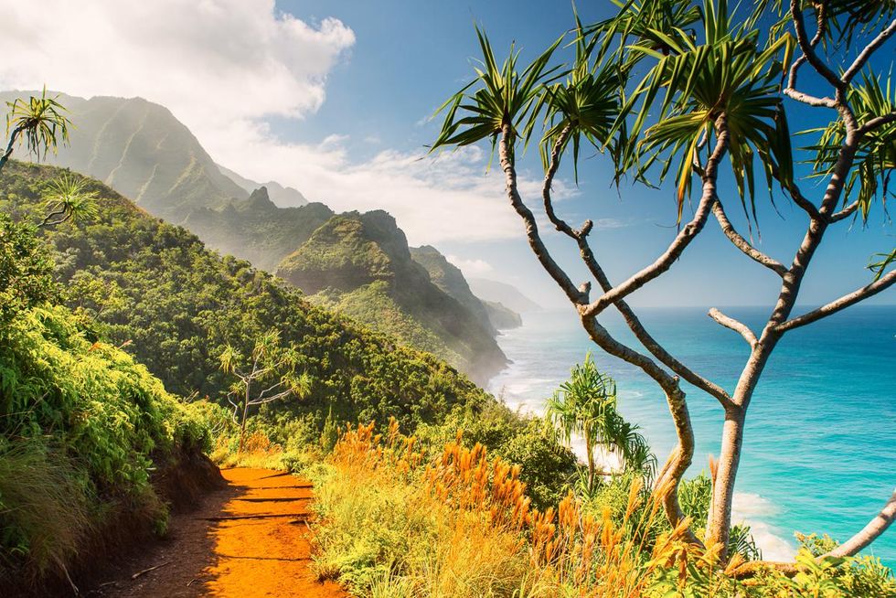 Kalalau Trail in Kauai, Hawaii