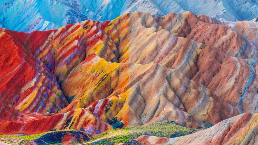 Rainbow Mountains Zhangye