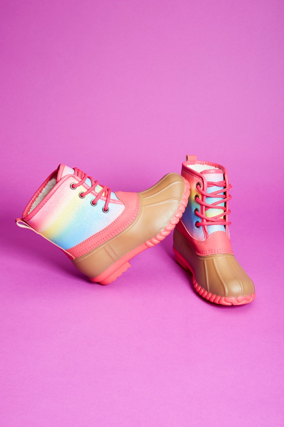 Rainbow Lace Up Boot