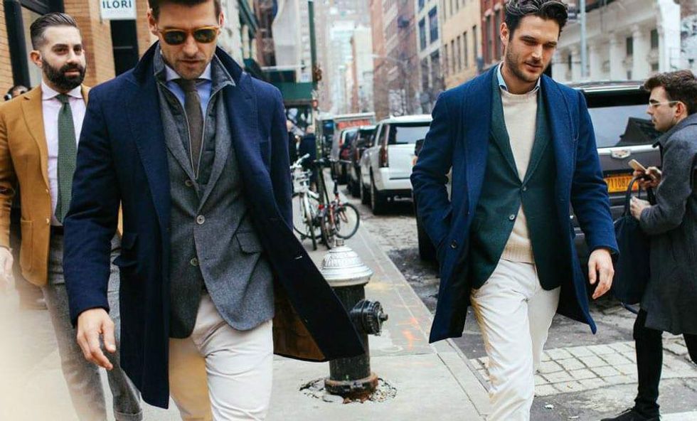 layering men's clothes